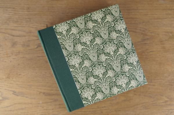 Klassisches Fotoalbum, "Leni", grünes Fotoalbum